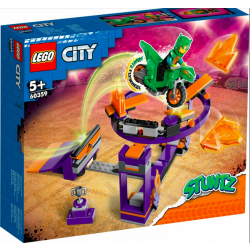 LEGO City 60359 Wyzwanie kaskaderskie - rampa z kołem do przeskakiwania